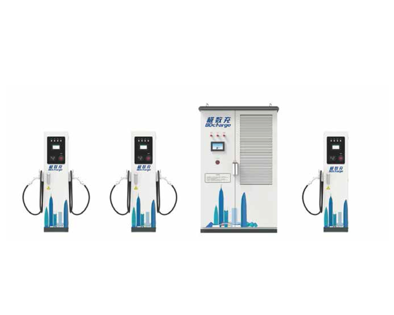 300KW分体式直流桩五枪
